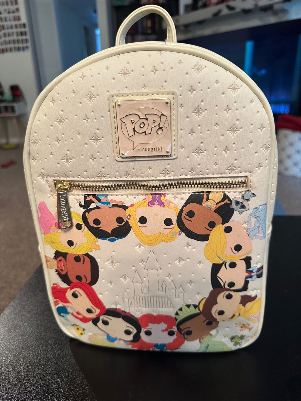 Loungefly White Disney Princess Funko Pop! Mini Backpack